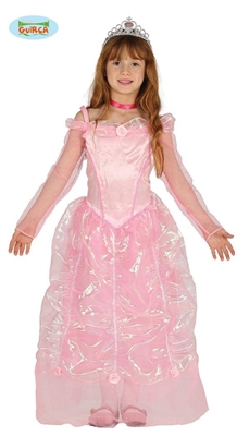 COSTUME BIMBA PRINCIPESSA ROSA TAGLIA 5-6 ANNI (23232-87536)