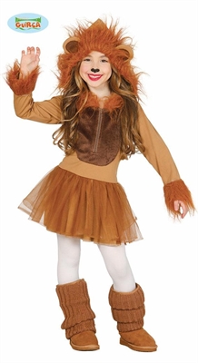 COSTUME BAMBINA LEONESSA TAGLIA 5-6 ANNI (23249-83253)