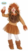 COSTUME BAMBINA LEONESSA TAGLIA 5-6 ANNI (23249-83253)