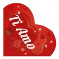 TOVAGLIOLI A CUORE TI AMO 33X33CM 20PZ (23339-60749)