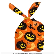 BORSETTE PER CARAMELLE CON STAMPA ZUCCA (24659)