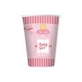 BICCHIERI IN CARTONCINO BIBERON ROSA BABY GIRL 200CC 8PZ (24673-61687)