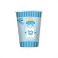 BICCHIERI IN CARTONCINO BIBERON AZZURRO BABY BOY 200CC 8PZ (24679-61690)