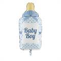PALLONCINO IN MYLAR BIBERON AZZURRO BABY BOY 43X72CM (24682-42358)