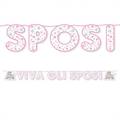 KIT SCRITTA MAXI VIVA GLI SPOSI 6MT (24713-73830)