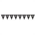 FESTONE BANDIERINE 50 ANNI NERO SPARKLE (24723-9900569)