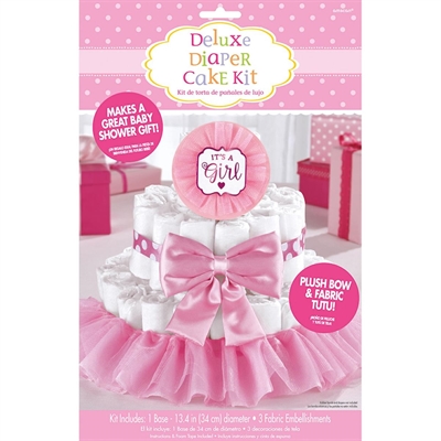 KIT PER TORTA DI PANNOLINI BAMBINA (24725-380083)