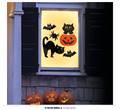 VETROFANIA GATTO NERO HALLOWEEN IN GEL 20X25CM (24794)