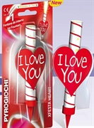 FONTANA FLAMBE CUORE I LOVE YOU 1PZ (24952-41127)