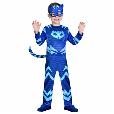 COSTUME BIMBO PJ MASK GATTOBOY TAGLIA 5-6 ANNI (24986-9902953)