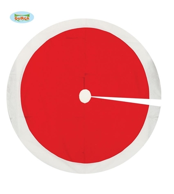 COPRI BASE ALBERO DI NATALE ROSSO E BIANCO (25122-53726)