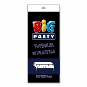 TOVAGLIA PIEGATA IN PVC NERA 137X274CM (25192-14714)