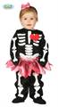 COSTUME BAMBINA SCHELETRO TAGLIA 12-24 MESI (25351-87651)