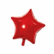 PALLONCINO IN MYLAR MINI SHAPE STELLA ROSSO 25CM (27130-RM02-9-F05)