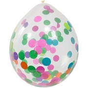 PALLONCINI IN LATTICE CON CORIANDOLI MULTICOLOR (27230-08593)