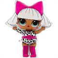 PALLONCINO IN MYLAR DIVA LOL SURPRISE 90CM (27289-R-300)