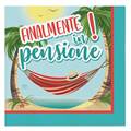 TOVAGLIOLI FINALMENTE IN PENSIONE 20PZ 33X33CM (27484-62185)