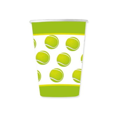 BICCHIERI IN CARTONCINO TENNIS 200CC 8PZ (27491-61677)