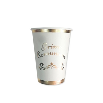 BICCHIERI COMUNIONE GOLD METAL 200CC 8PZ (27493-62196)