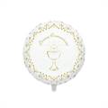 PALLONCINO IN MYLAR COMUNIONE GOLD METAL 45CM (27498-42572)