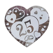 PIATTI IN CARTONCINO METAL 25ESIMO 26x24CM 6PZ (27501-61726)