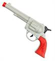 PISTOLA SCERIFFO DI PLASTICA COL.GRIGIO (27771)