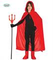 MANTELLO ROSSO CON CAPPUCCIO BAMBINO 100CM (28127-18290)