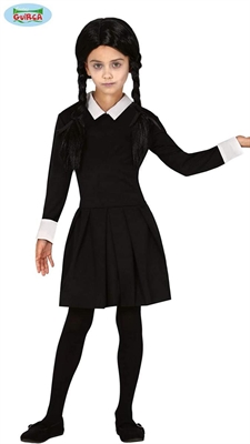 COSTUME BIMBA MERCOLEDI ADDAMS TAGLIA 5-6 ANNI (28145-83500)