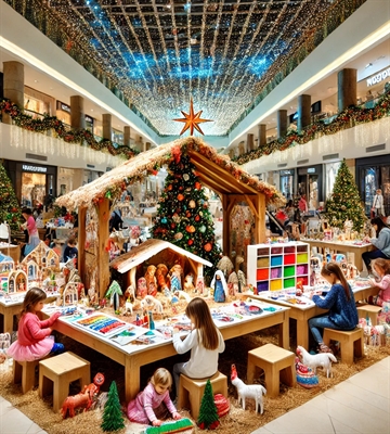 LE SCUOLE DECORANO L'ALBERO E IL PRESEPE (28268-SER914)