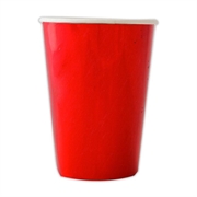 BICCHIERI DA 200CC WAVY RED METAL 8PZ (29434-30281)