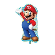 PALLONCINO IN MYLAR SAGOMATO SUPER MARIO 55X83CM (3201001)