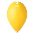PALLONCINI IN LATTICE TONDO GIALLO 33CM 10PZ (322866)