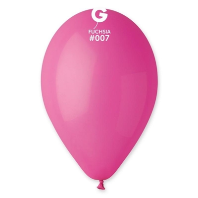 PALLONCINI IN LATTICE TONDO FUCSIA 33CM 10PZ (322927)