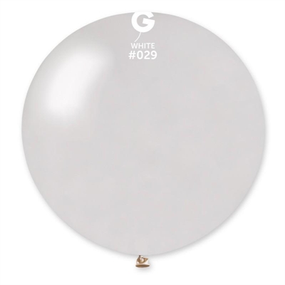 MONGOLFIERA IN LATTICE BIANCO 100CM 1PZ (324488)