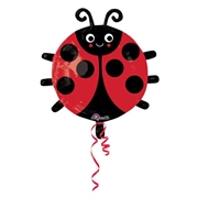 PALLONCINO IN MYLAR COCCINELLA SORRIDENTE 45CM (3244901)