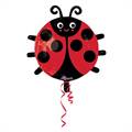 PALLONCINO IN MYLAR COCCINELLA SORRIDENTE 45CM (3244901)