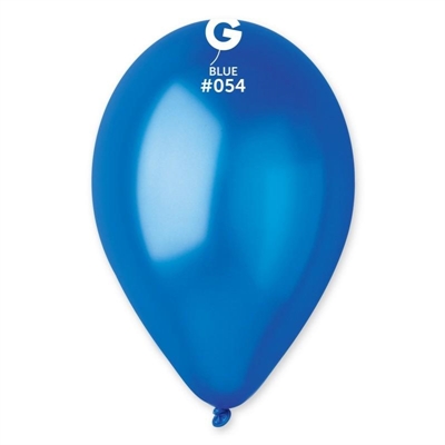 PALLONCINI IN LATTICE TONDO BLU 33CM 10PZ (325119)