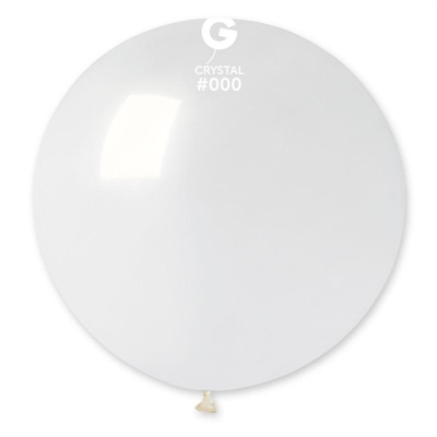 MONGOLFIERA IN LATTICE TRASPARENTE 100CM 1PZ (326000)