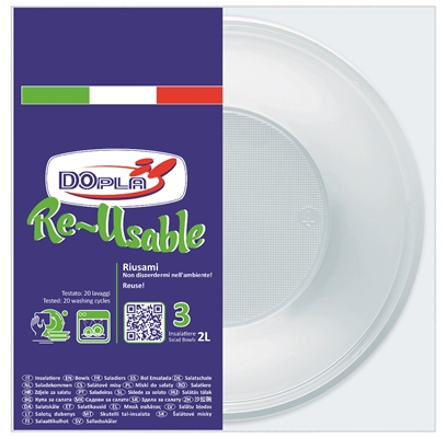INSALATIERA TRASPARENTE 3PZ (34034)