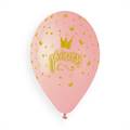 PALLONCINI IN LATTICE TONDO ROSA FUXIA PRINCESS 33CM 5PZ (340884)