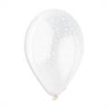 PALLONCINI IN LATTICE TONDO TRASPARENTE MATRIMONIO 33CM 5PZ (341164)