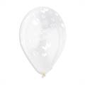 PALLONCINI IN LATTICE TONDO BIANCO PRIMA COMUNIONE 33CM 5PZ (341188)