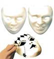 MASCHERA ADULTO VISO BIANCA DA DIPINGERE (3472-2337B)