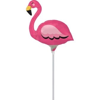 PALLONCINO IN MYLAR MINI SHAPE FENICOTTERO 27CM (3969402)