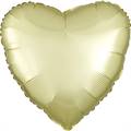 PALLONCINO IN MYLAR CUORE GIALLO OPACO 45CM (3990201)