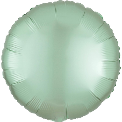 PALLONCINO IN MYLAR TONDO VERDE MENTA 45CM (3991301)