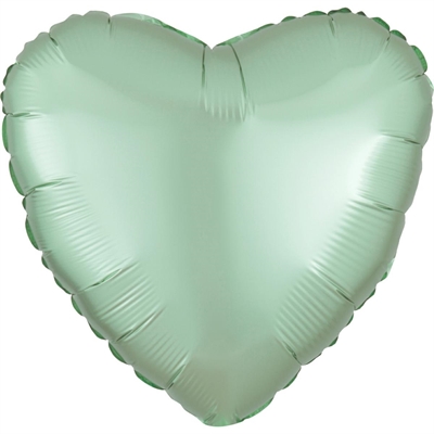 PALLONCINO IN MYLAR CUORE VERDE MENTA 45CM (3991401)