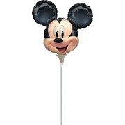 PALLONCINO IN MYLAR MINI SHAPE TESTA DI MICKEY MOUSE (4100902)