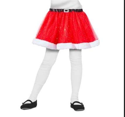 GONNA TUTU ROSSO IN TULLE BIMBA TAGLIA UNICA (41095)