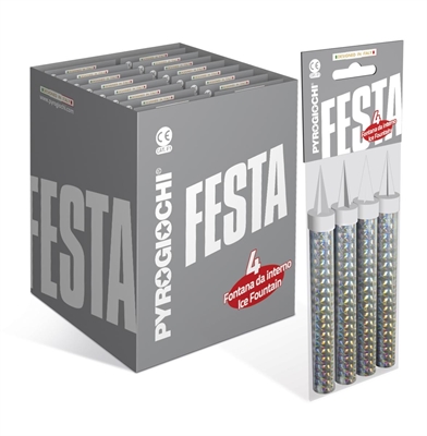 FLAMBE' DA INTERNO ARGENTO 4PZ (41306)